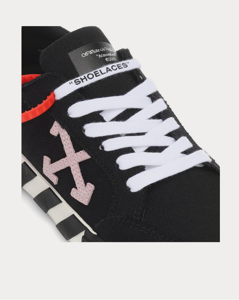 Off-White Arrow 2.0 canvas Black Pink Low Top Sneakers - 4