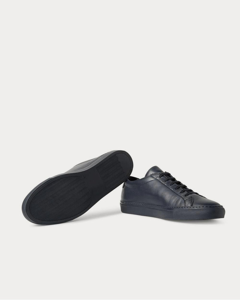 Common Projects Original Achilles Leather  Navy low top sneakers - 3