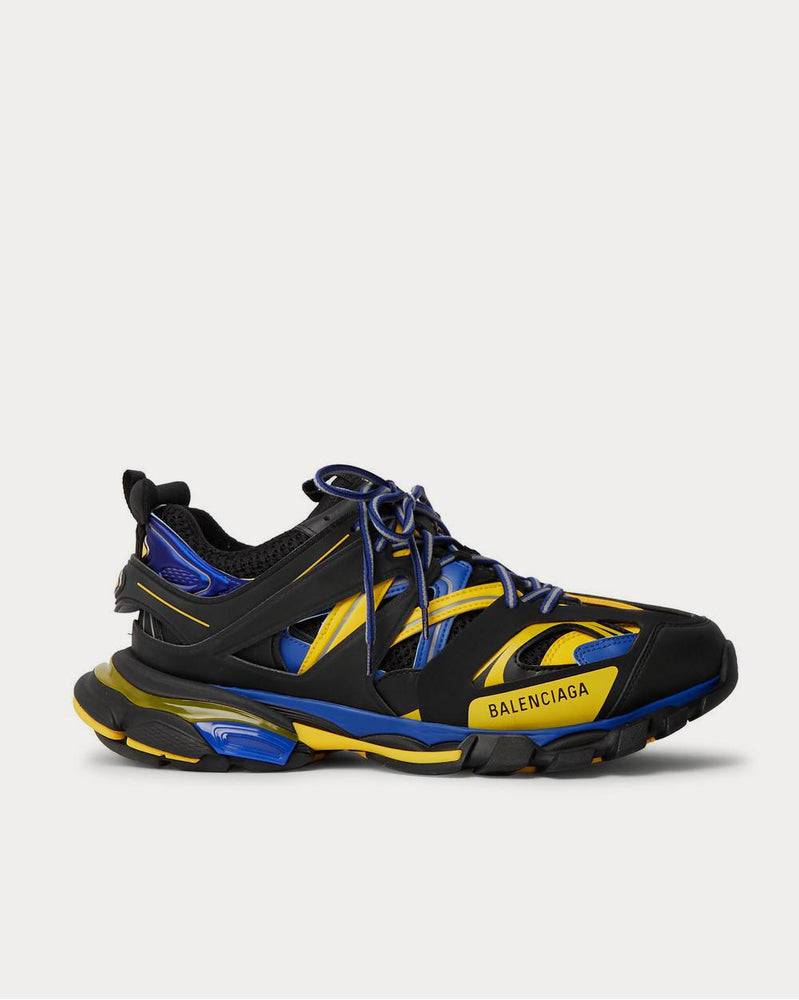 Balenciaga Track Nylon, Mesh and Rubber  Black low top sneakers - 1