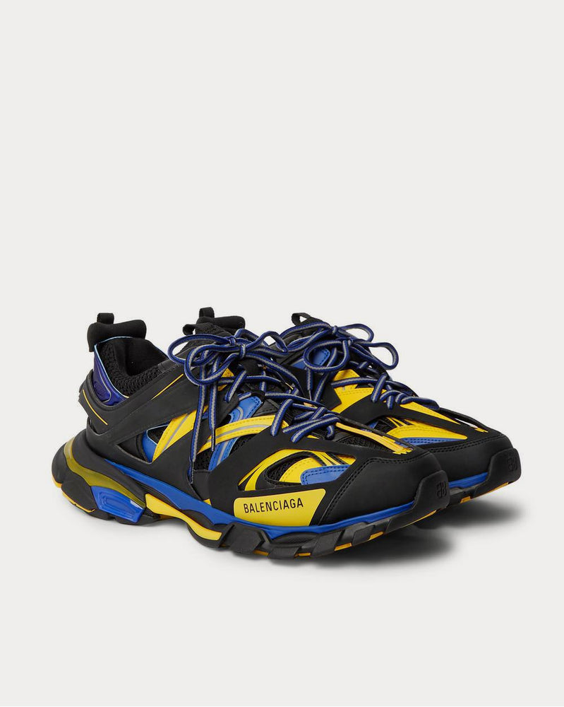 Balenciaga Track Nylon, Mesh and Rubber  Black low top sneakers - 2