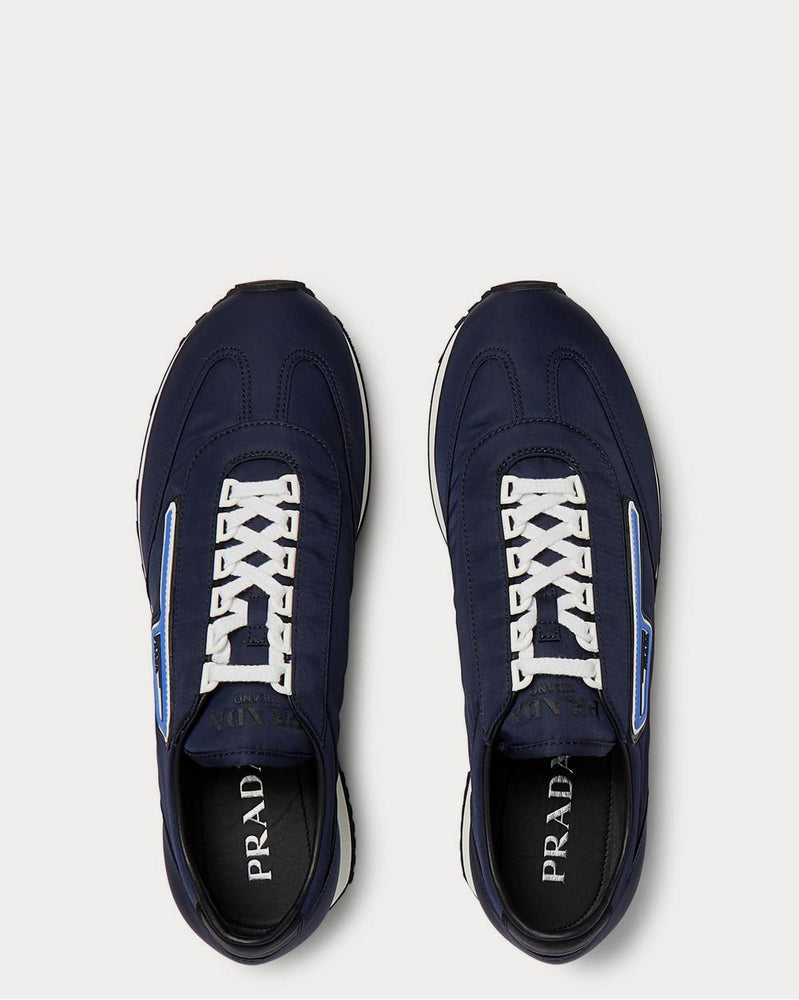 Prada Milano 70 Rubber and Leather-Trimmed Nylon  Navy low top sneakers - 6