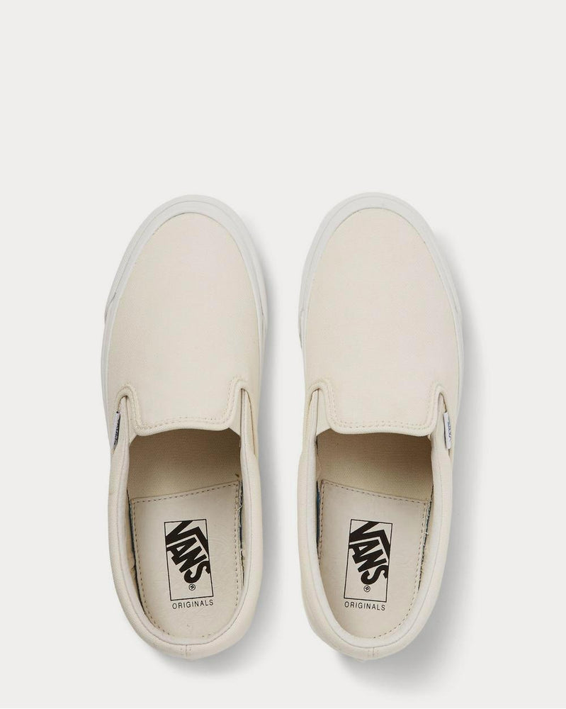 Vans OG Classic LX Canvas Slip-On  White low top sneakers - 6
