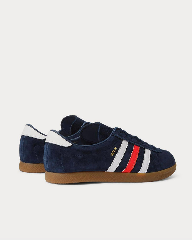 Adidas Köln Leather-Trimmed Suede  Navy low top sneakers - 3