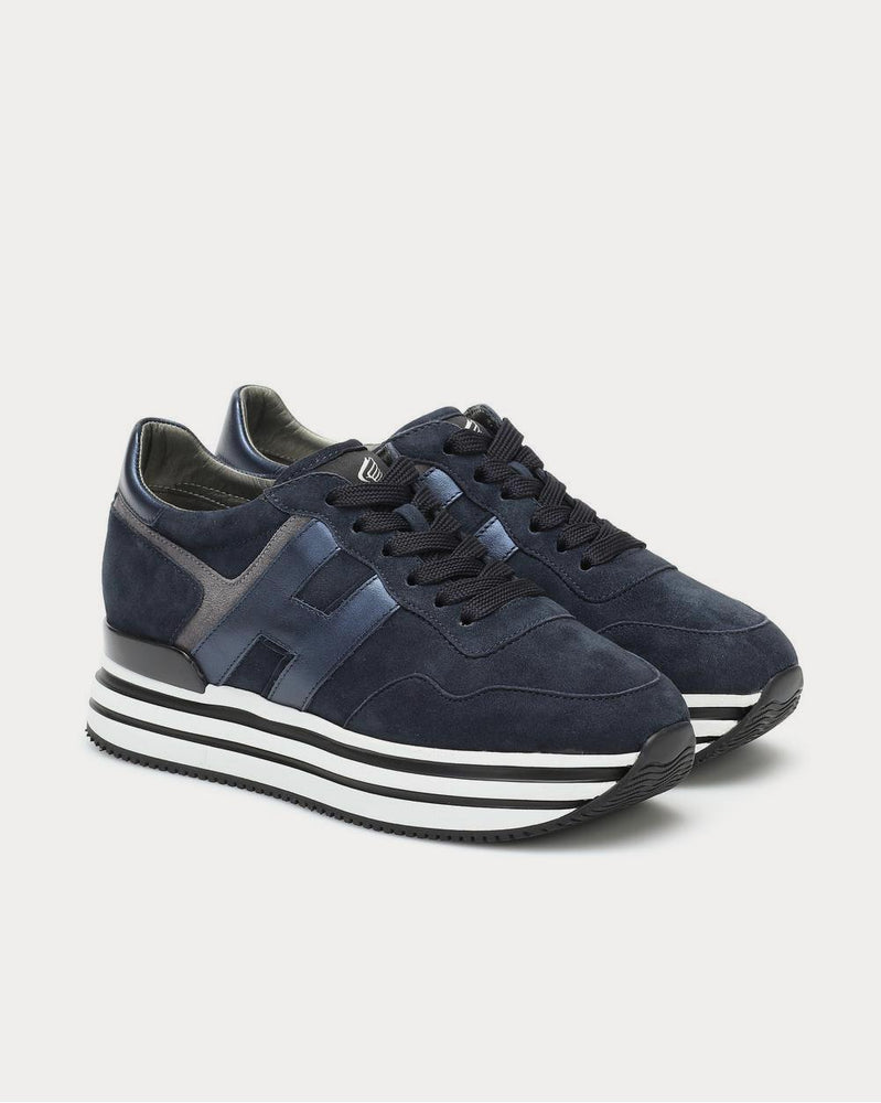 Hogan Midi Platform suede Notte Low Top Sneakers - 2