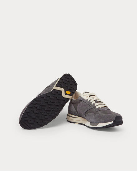 Visvim Roland Suede and Mesh  Gray low top sneakers - 3