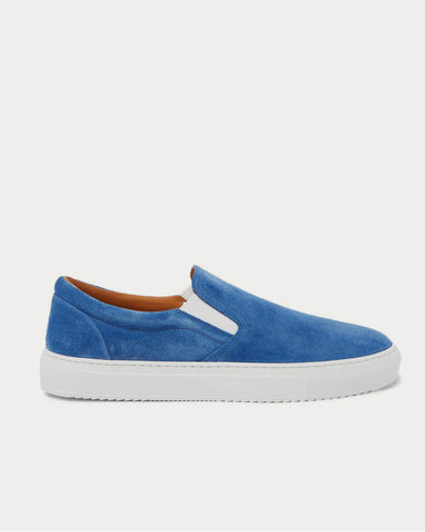 Mr P. Larry Suede Slip-On  Blue low top sneakers