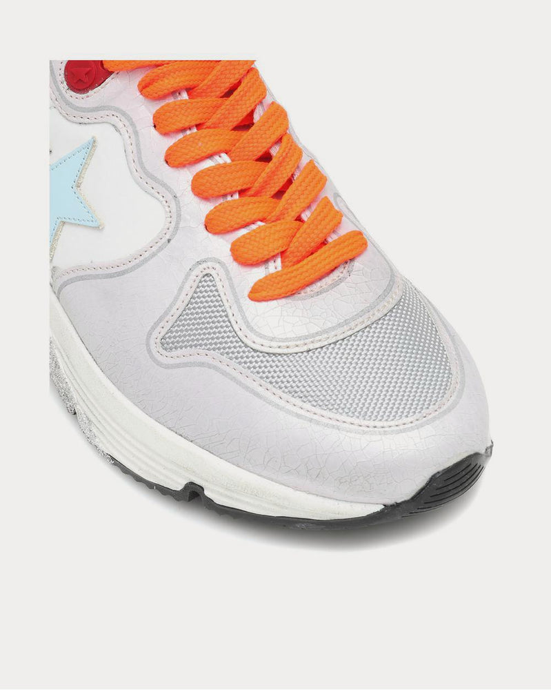 Golden Goose Running leather and mesh White Low Top Sneakers - 4