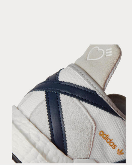 Adidas x Human Made Tokio Solar Leather-Trimmed Mesh and Suede  White low top sneakers - 4