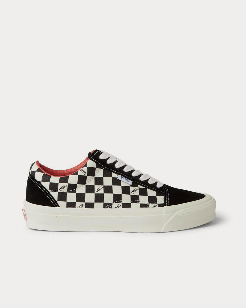 Vans UA Old Skool NS OG Checked Canvas and Suede  Black low top sneakers - 1