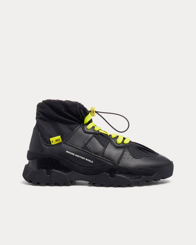 F_WD XP2_JUNK X Black High Top Sneakers