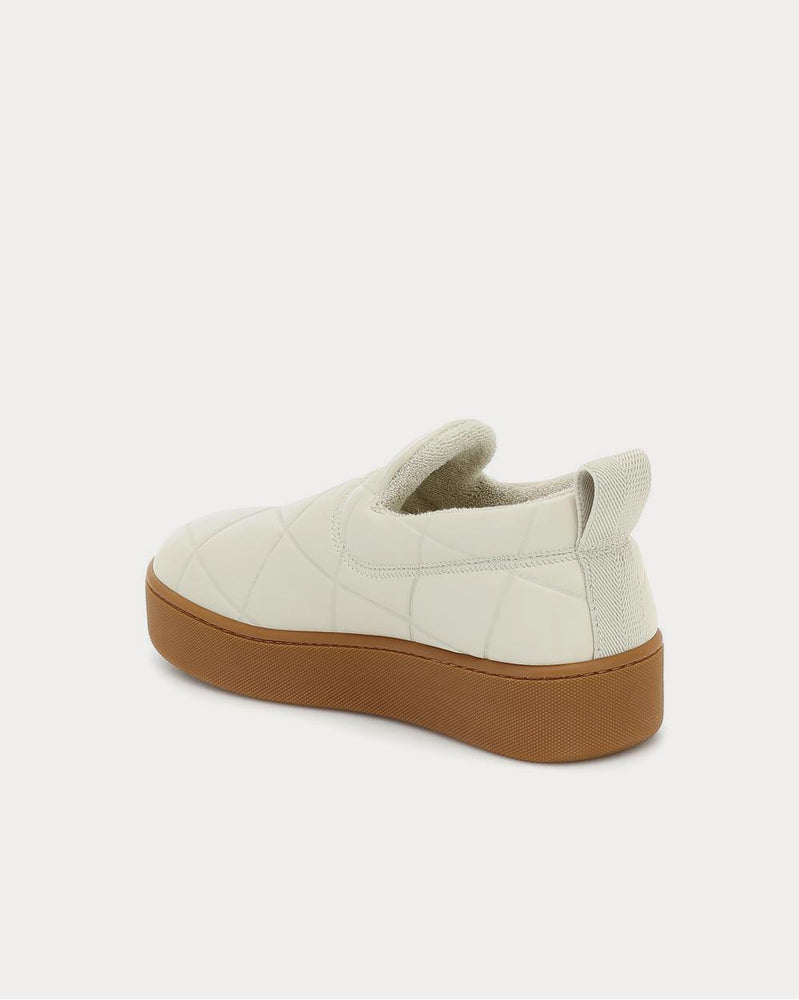 Bottega Veneta Slip On leather Cream Slip On Sneakers - 3