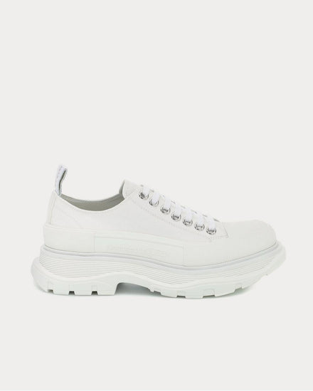 McQueen Canvas platform White Low Top Sneakers - 1