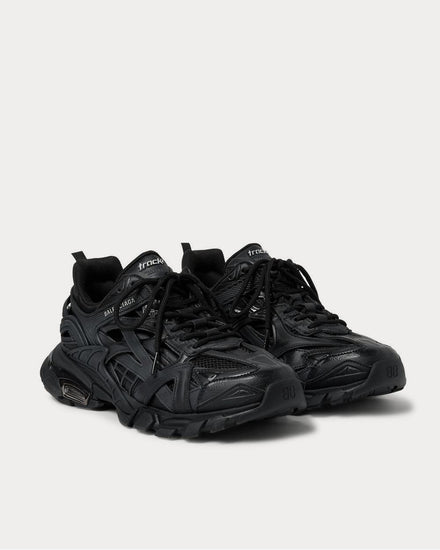 Balenciaga Track.2 Nylon, Mesh and Rubber  Black low top sneakers - 2
