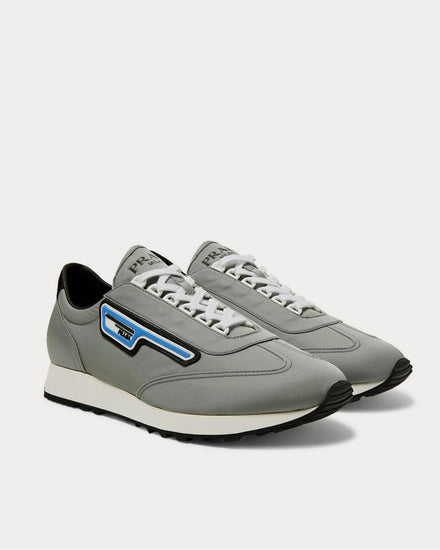 Prada Milano 70 Rubber-Trimmed Nylon  Gray low top sneakers - 2