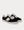 Bannister Leather-Trimmed Suede  Black low top sneakers