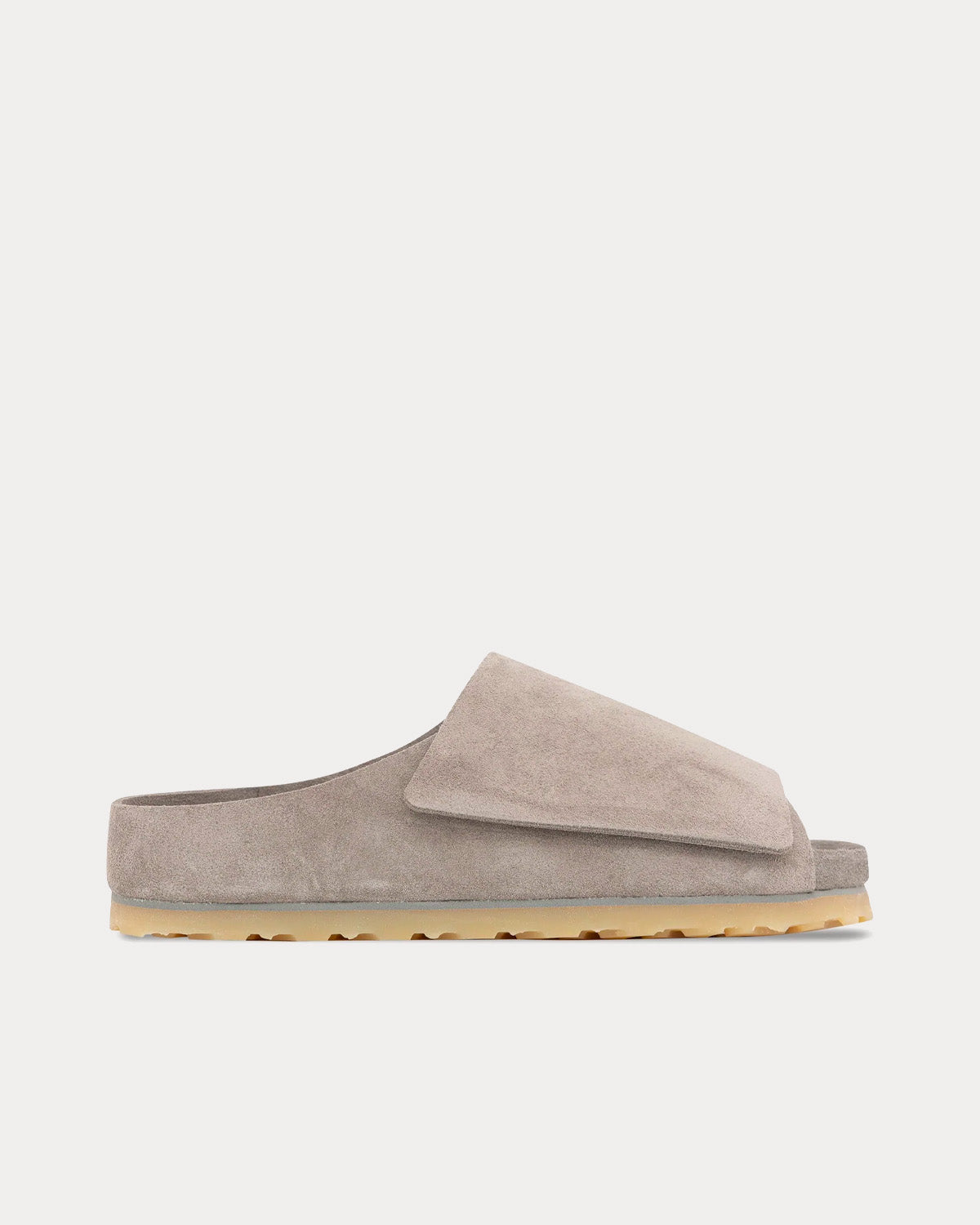 Fear of God x Birkenstock Unisex Los Feliz Suede Cement Slip Ons