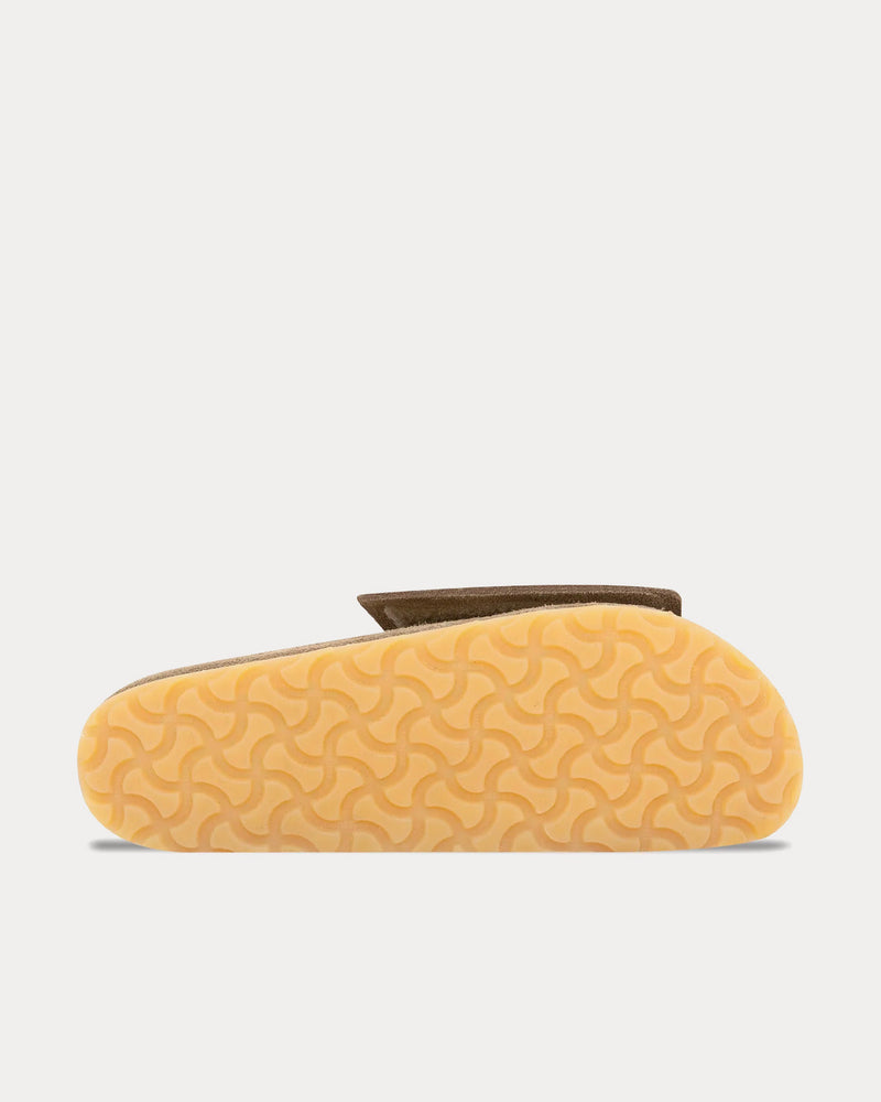 Fear of God x Birkenstock Los Feliz Suede Taupe Slip Ons - 3