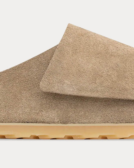 Fear of God x Birkenstock Los Feliz Suede Taupe Slip Ons - 4