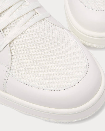 Fendi FF Jacquard White High Top Sneakers - 4