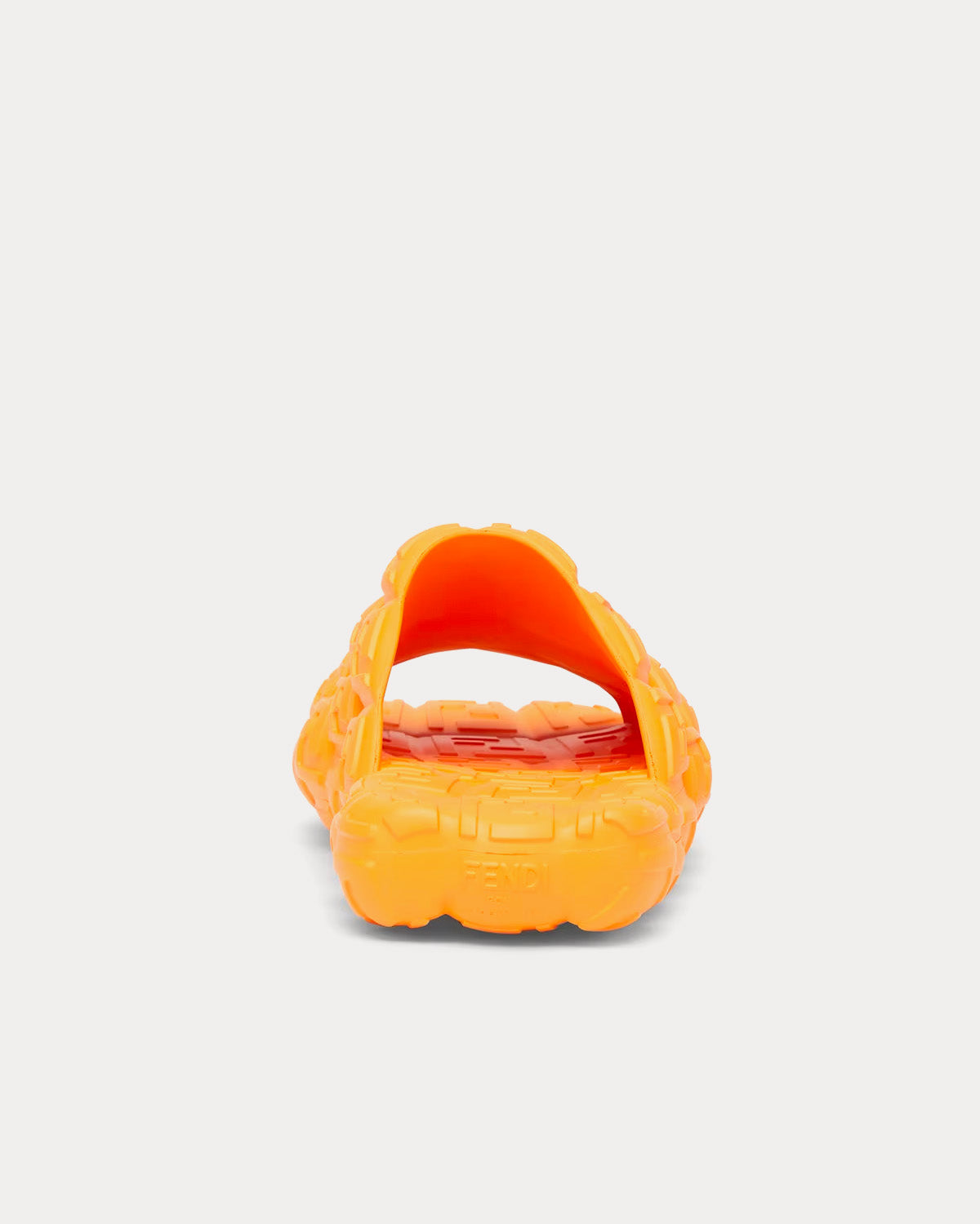 Fendi - Cloud Rubber Orange Slides