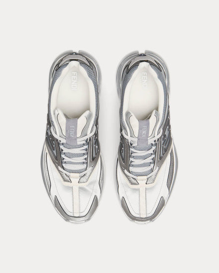 Fendi Faster Nylon Grey Low Top Sneakers - 2