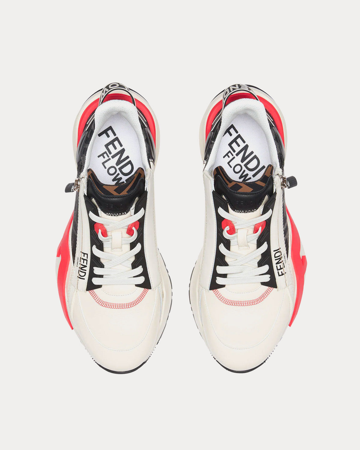 Fendi - Flow Runner Lunar New Year Capsule White Low Top Sneakers