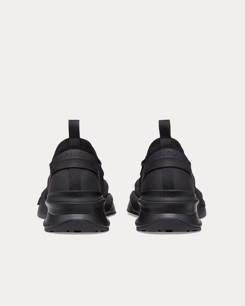 Fendi Flow Mesh Running Black Slip On Sneakers - 4