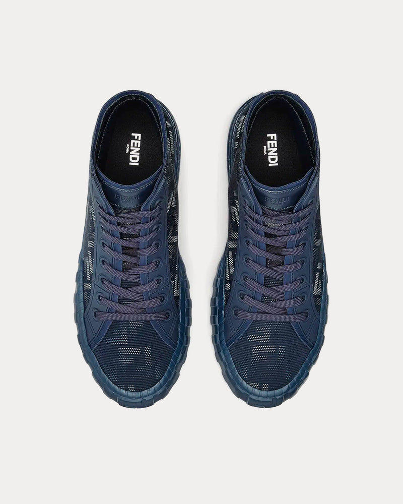 【FENDI】'Fendi Force' sneakers ブルー フェンディ フォース スニーカー レザー ブルー | Fendi