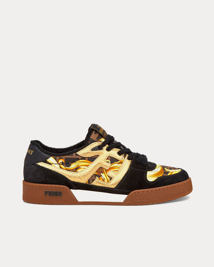 Fendi Match Fendace Black Low Top Sneakers - 1