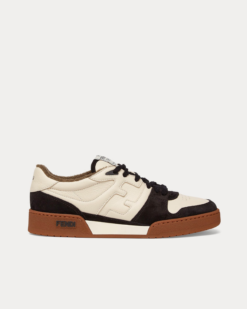 Fendi Match Suede Black Low Top Sneakers - 1