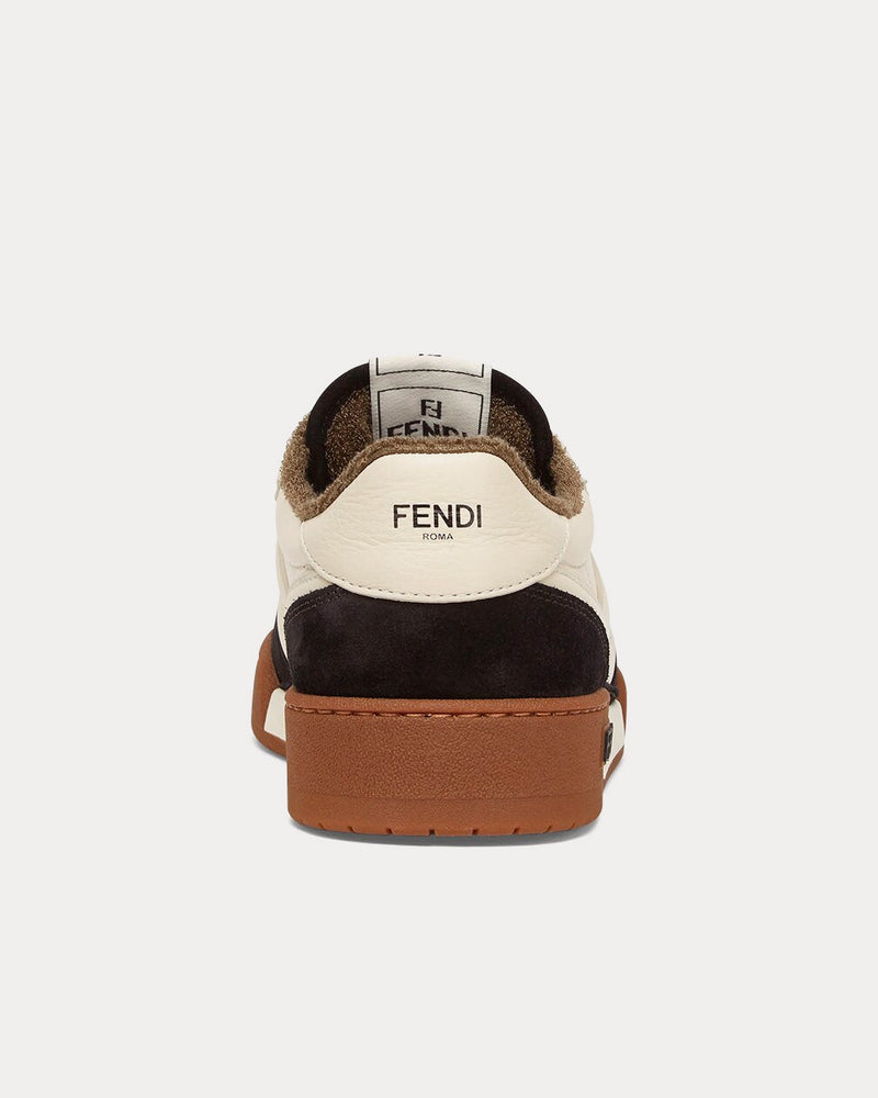Fendi Match Suede Black Low Top Sneakers - 4