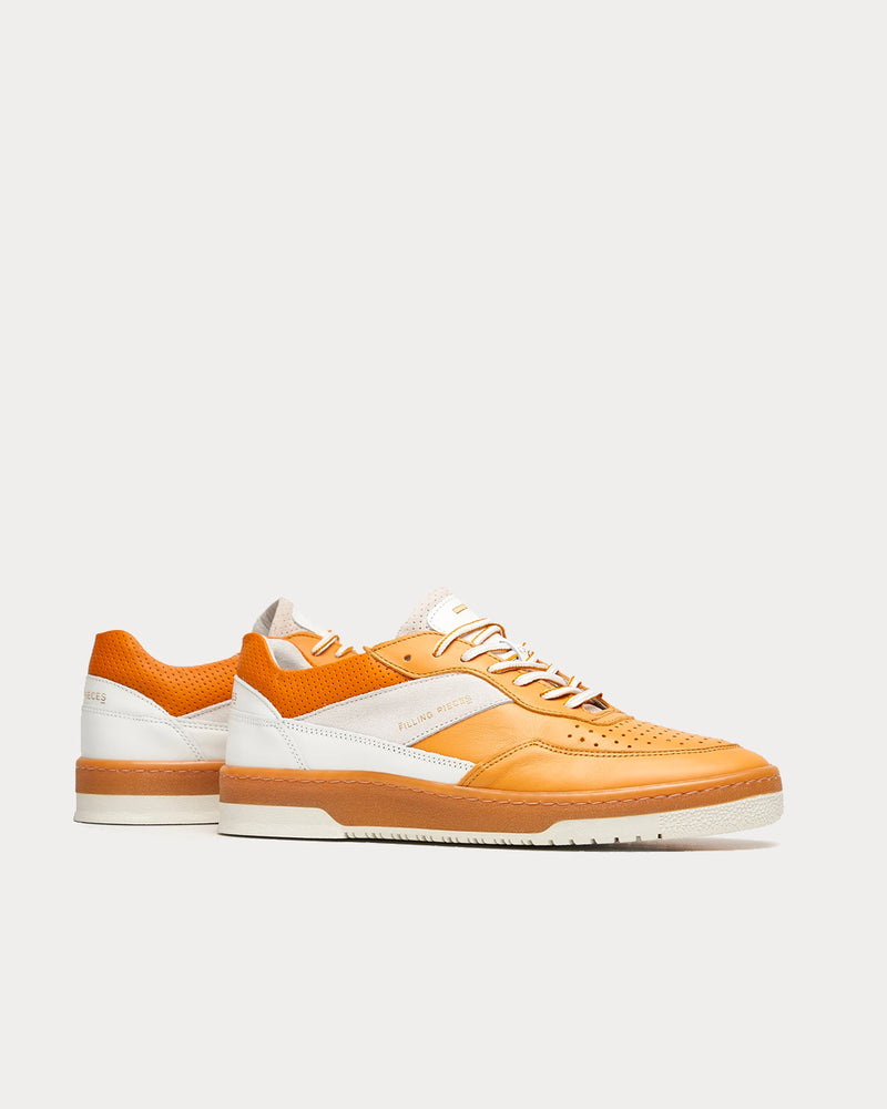 Filling Pieces Ace Spin Mustard / White Low Top Sneakers - 2