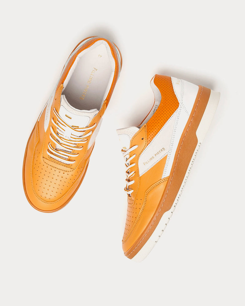 Filling Pieces Ace Spin Mustard / White Low Top Sneakers - 3