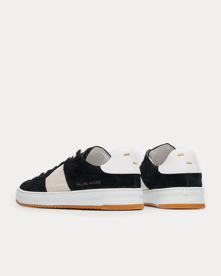 Filling Pieces Court Strata Black Low Top Sneakers - 2