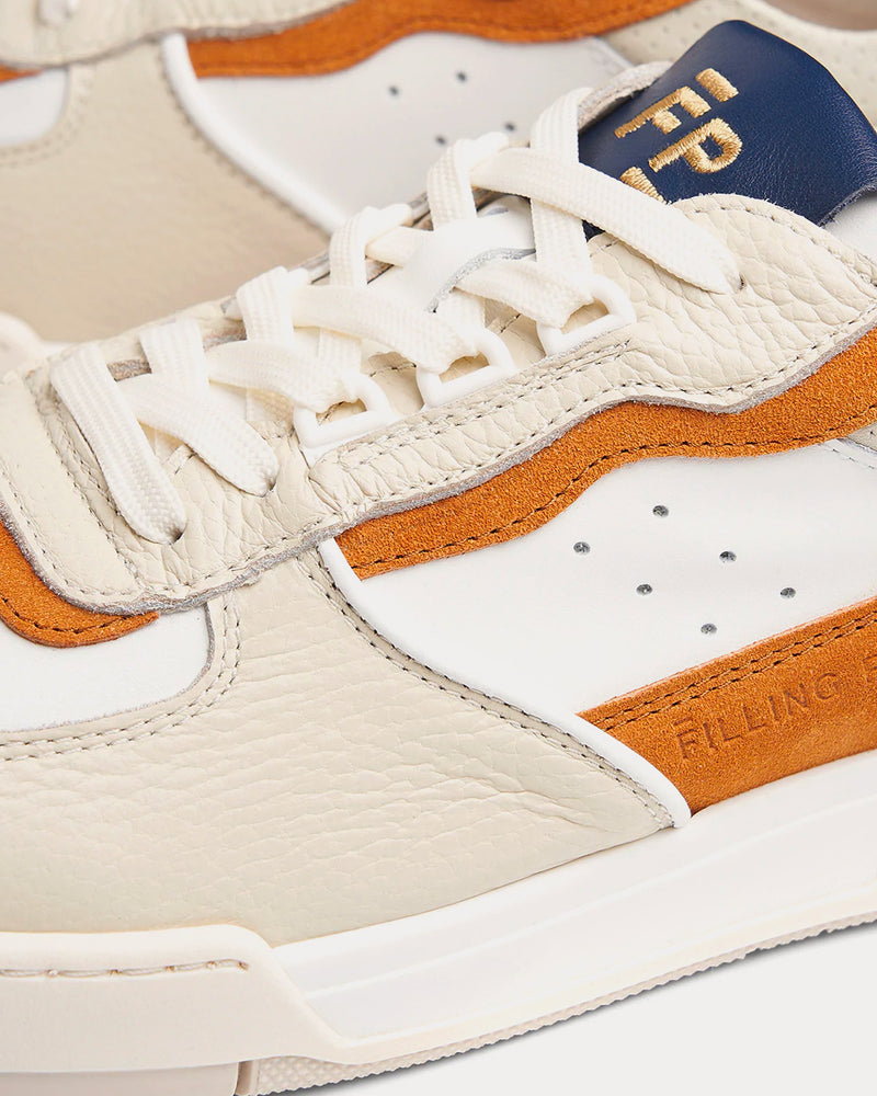 Filling Pieces Curb Differs Off White Low Top Sneakers - 5