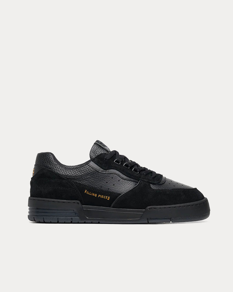 Filling Pieces Curb Line All Black Low Top Sneakers - 1