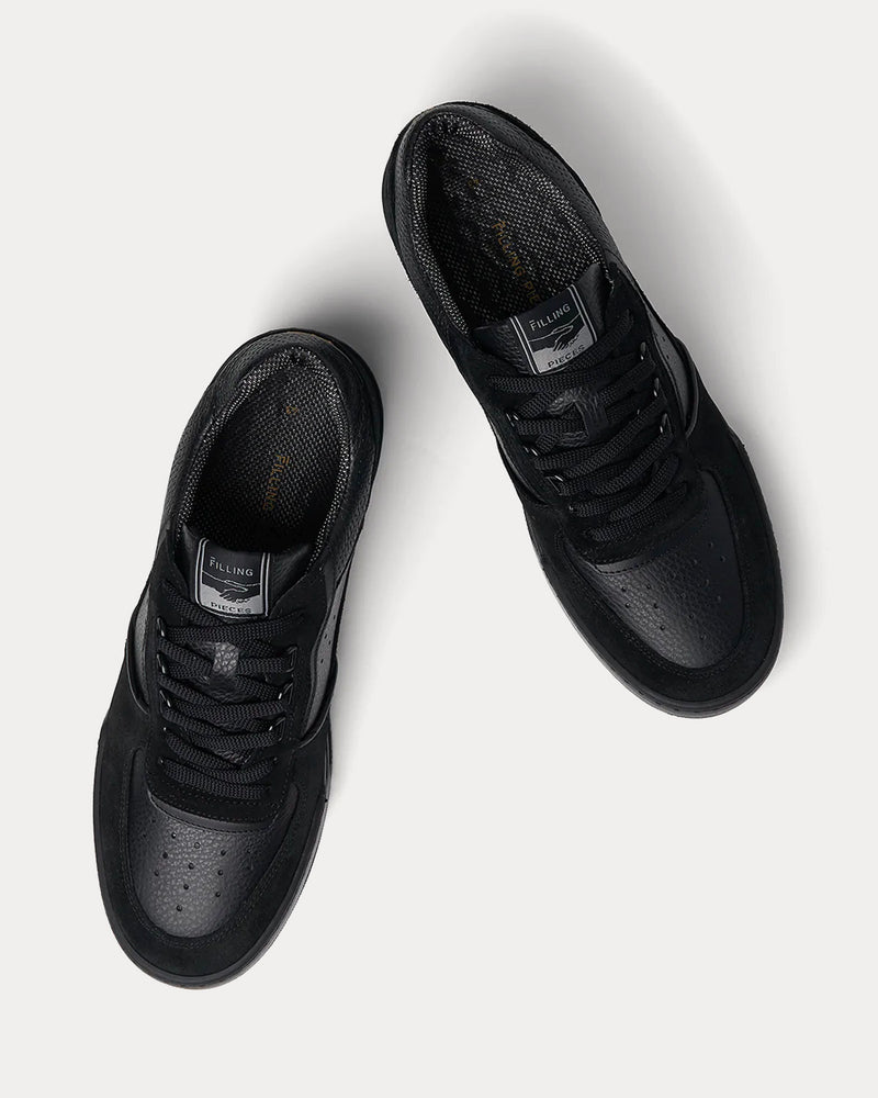 Filling Pieces Curb Line All Black Low Top Sneakers - 2