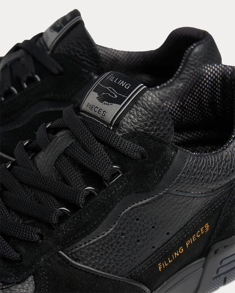 Filling Pieces Curb Line All Black Low Top Sneakers - 3