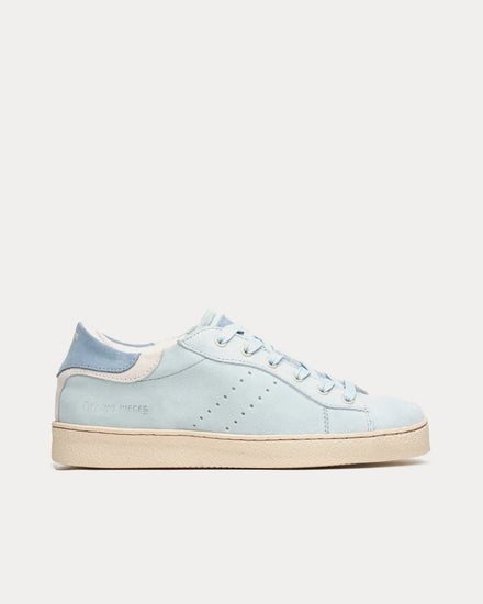 Filling Pieces Frame Suede Light Blue Low Top Sneakers - 1