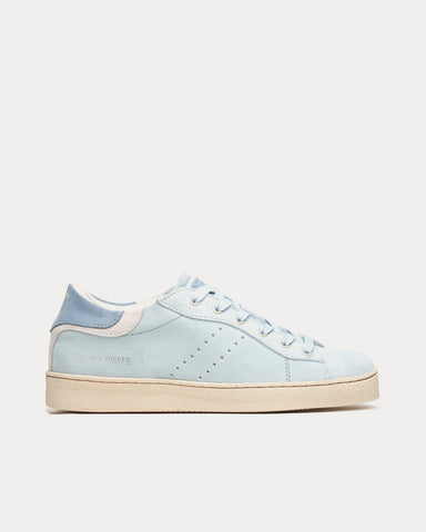 Filling Pieces Frame Suede Light Blue Low Top Sneakers