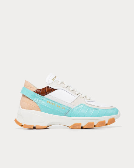 Filling Pieces Kyoto Radar Croc Pastel Multi Low Top Sneakers - 1