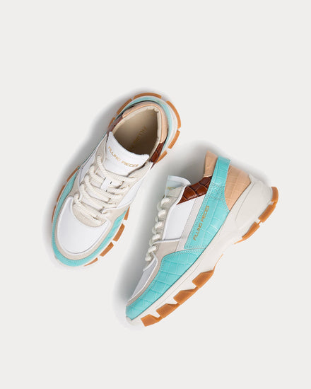 Filling Pieces Kyoto Radar Croc Pastel Multi Low Top Sneakers - 3