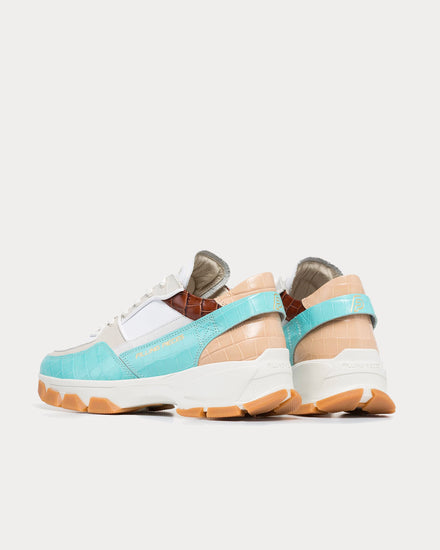 Filling Pieces Kyoto Radar Croc Pastel Multi Low Top Sneakers - 4