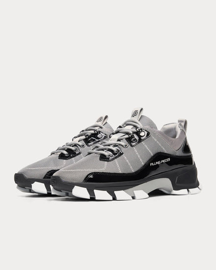 Filling Pieces Lux Radar Kite Black / Grey Low Top Sneakers - 2
