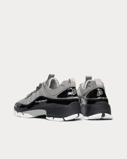 Filling Pieces Lux Radar Kite Black / Grey Low Top Sneakers - 4