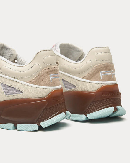 Filling Pieces Pace Radar Beige / Brown / Blue Low Top Sneakers - 2