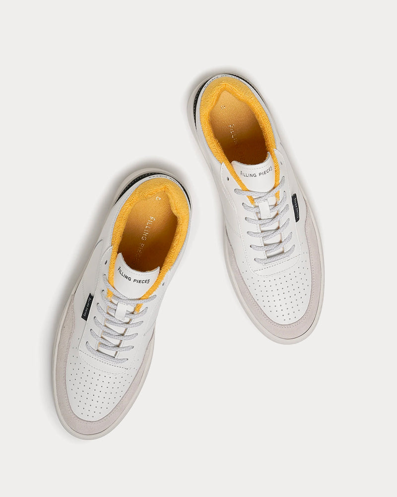 Filling Pieces Spate Plain Wylt White Low Top Sneakers - 3