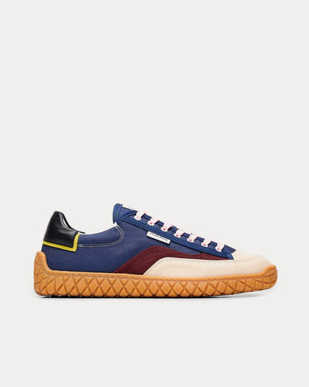 Filling Pieces Breeze Canvas Navy Low Top Sneakers - 1
