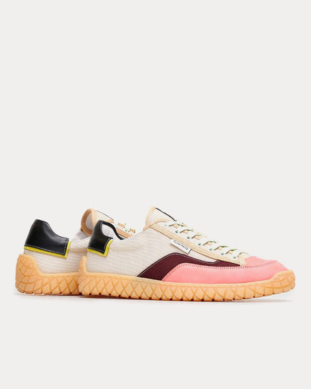 Filling Pieces Breeze Canvas Pink Low Top Sneakers - 3