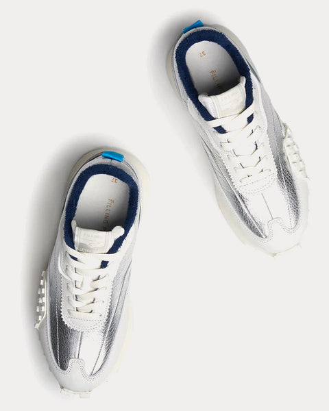 Crease Runner Silver Low Top Sneakers